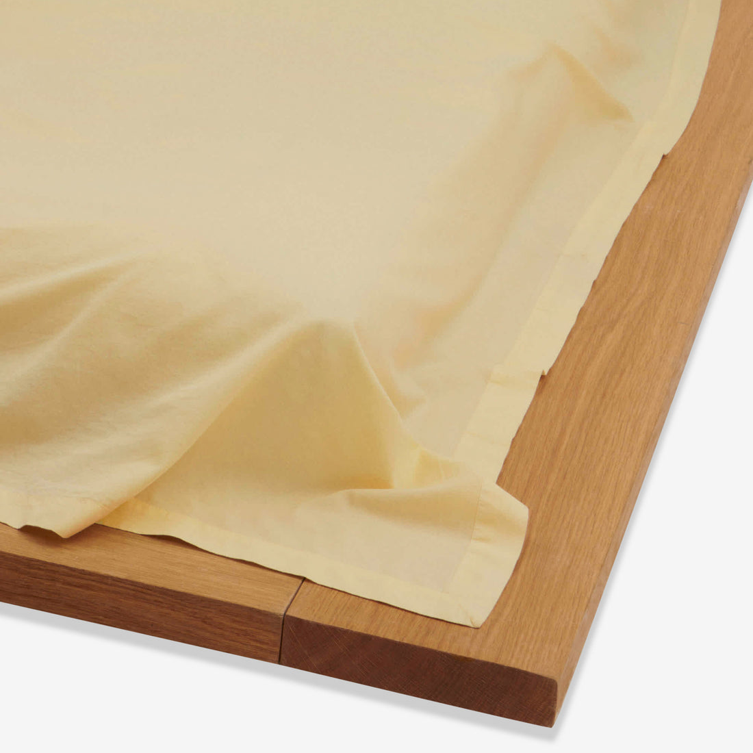 Percale Flat Sheet Shaded Yellow Lifestyle
