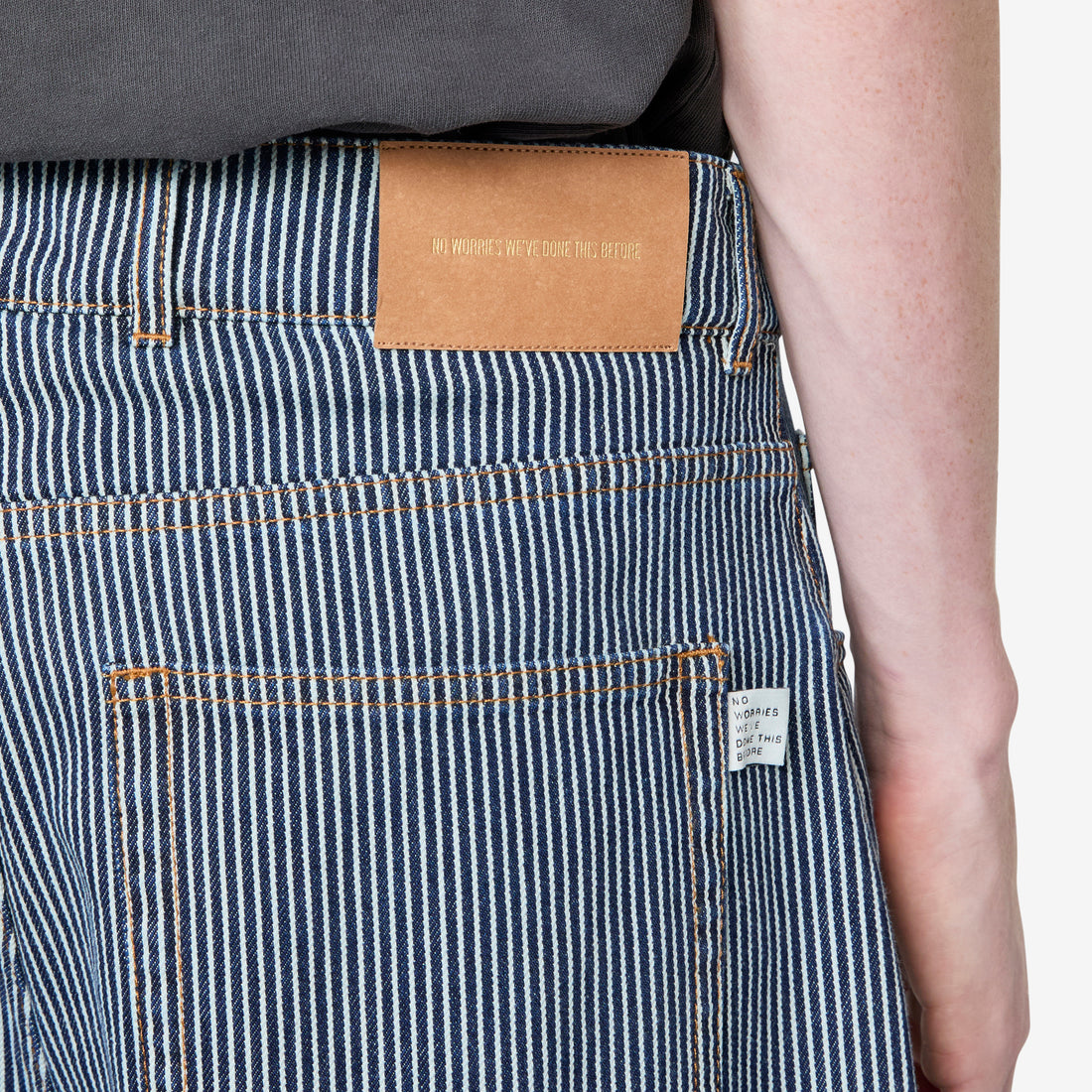 Terek Jeans Striped Denim Pants