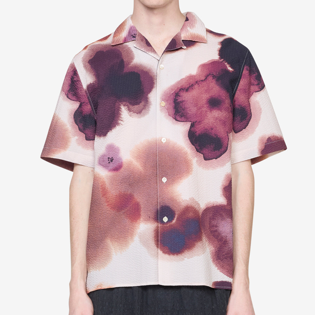 Gioia Shirt Painted Plumeria Shirts