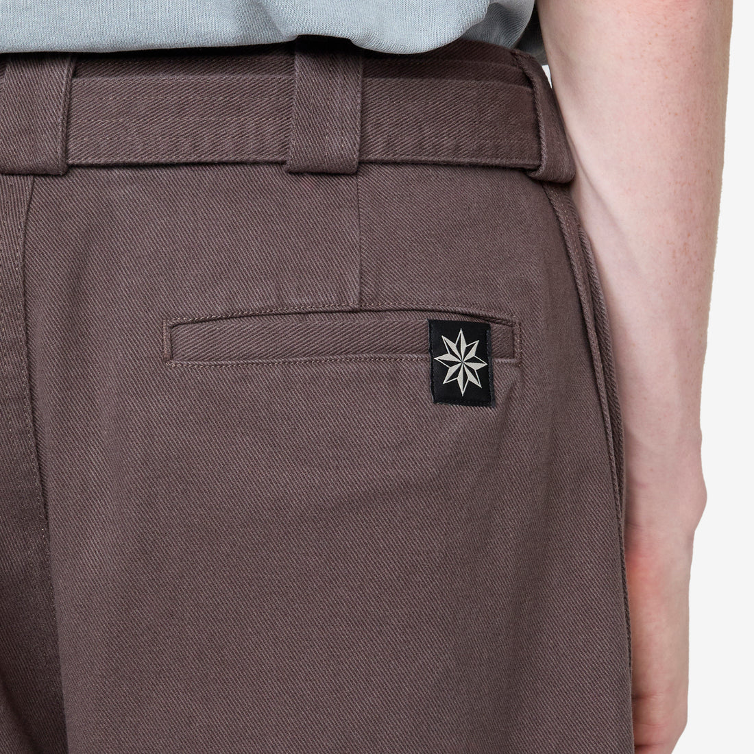 Pleated Work Pant Dark Grey Pants