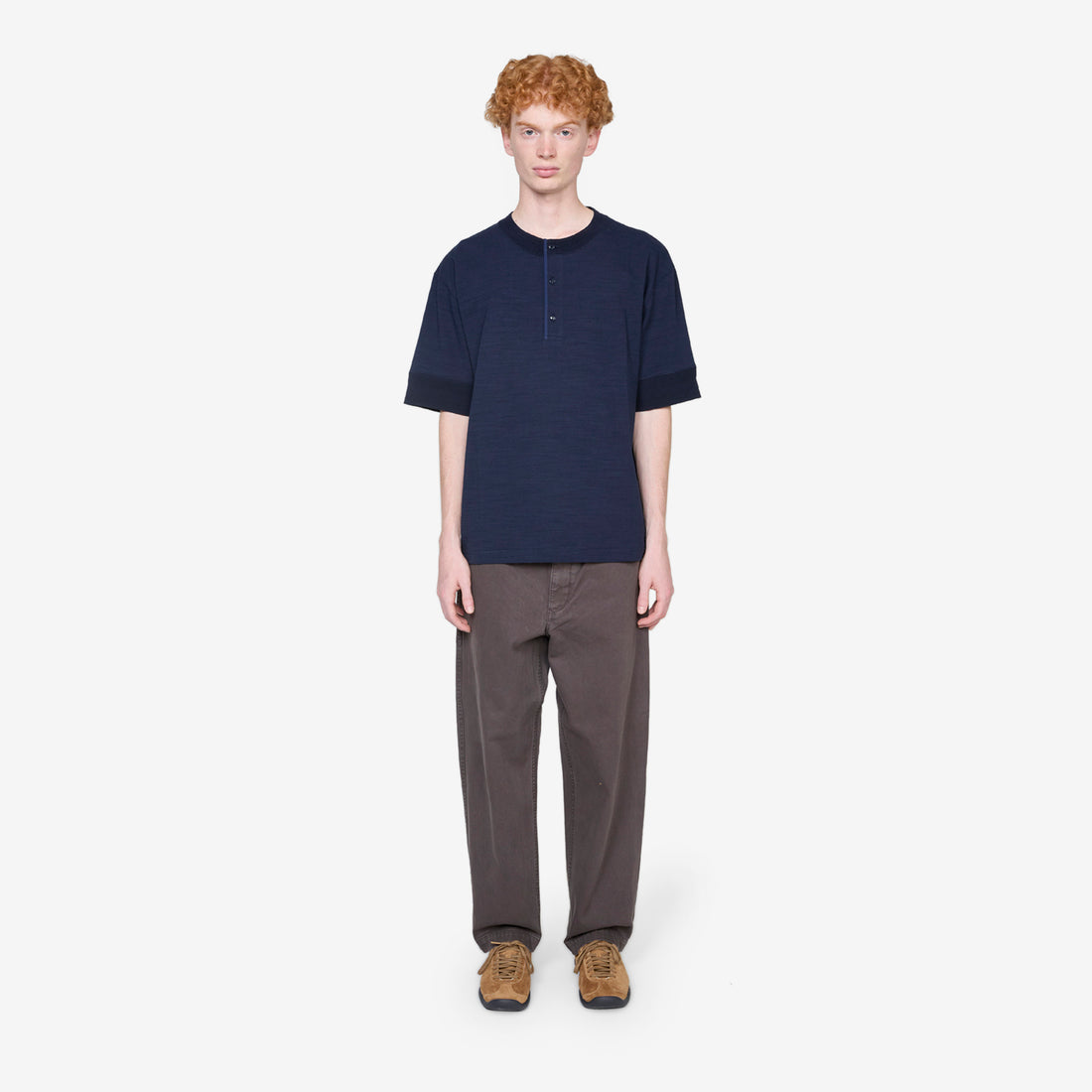 Donald Henley T-Shirt Dark Navy Tees