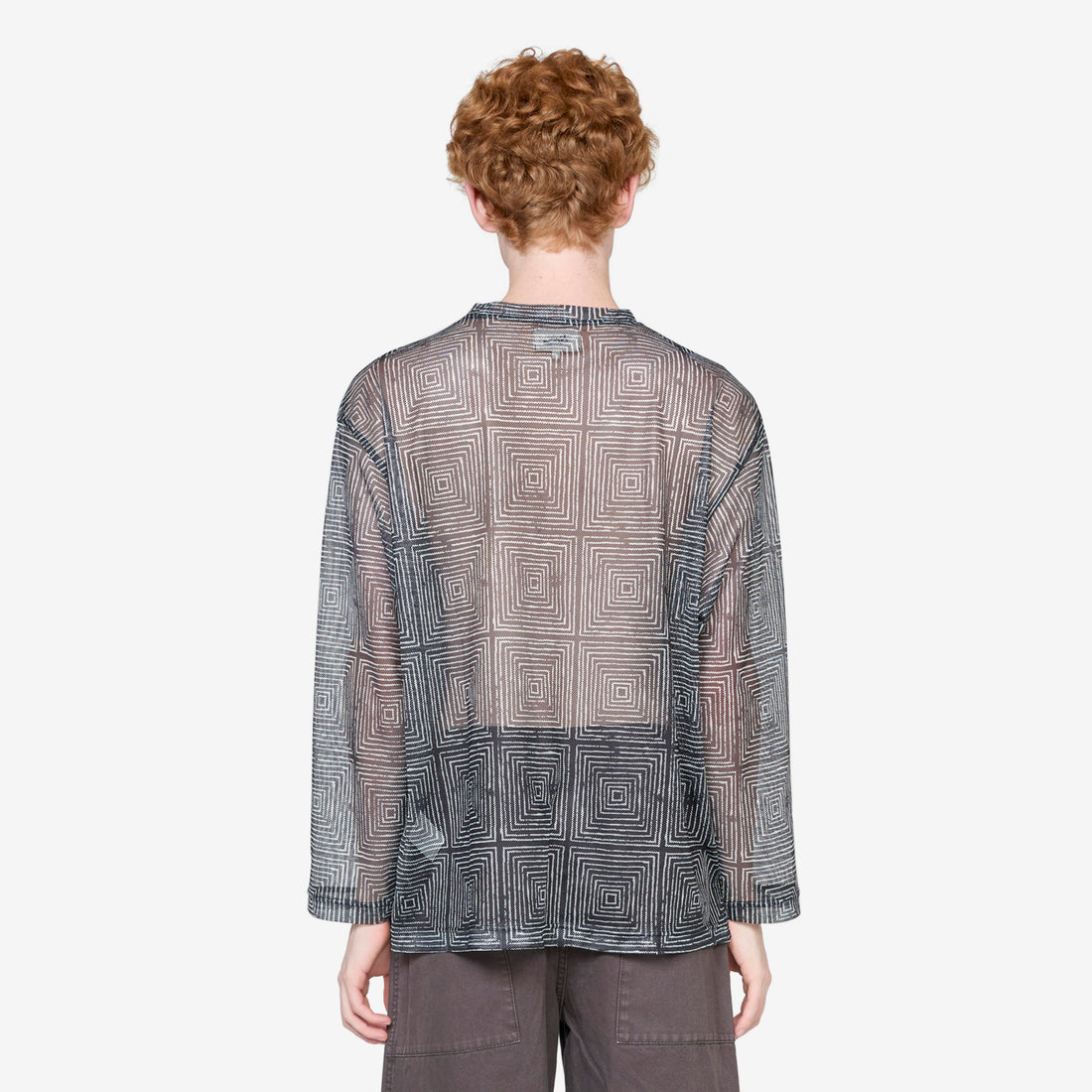 Hook Mesh Crew Black Jumpers