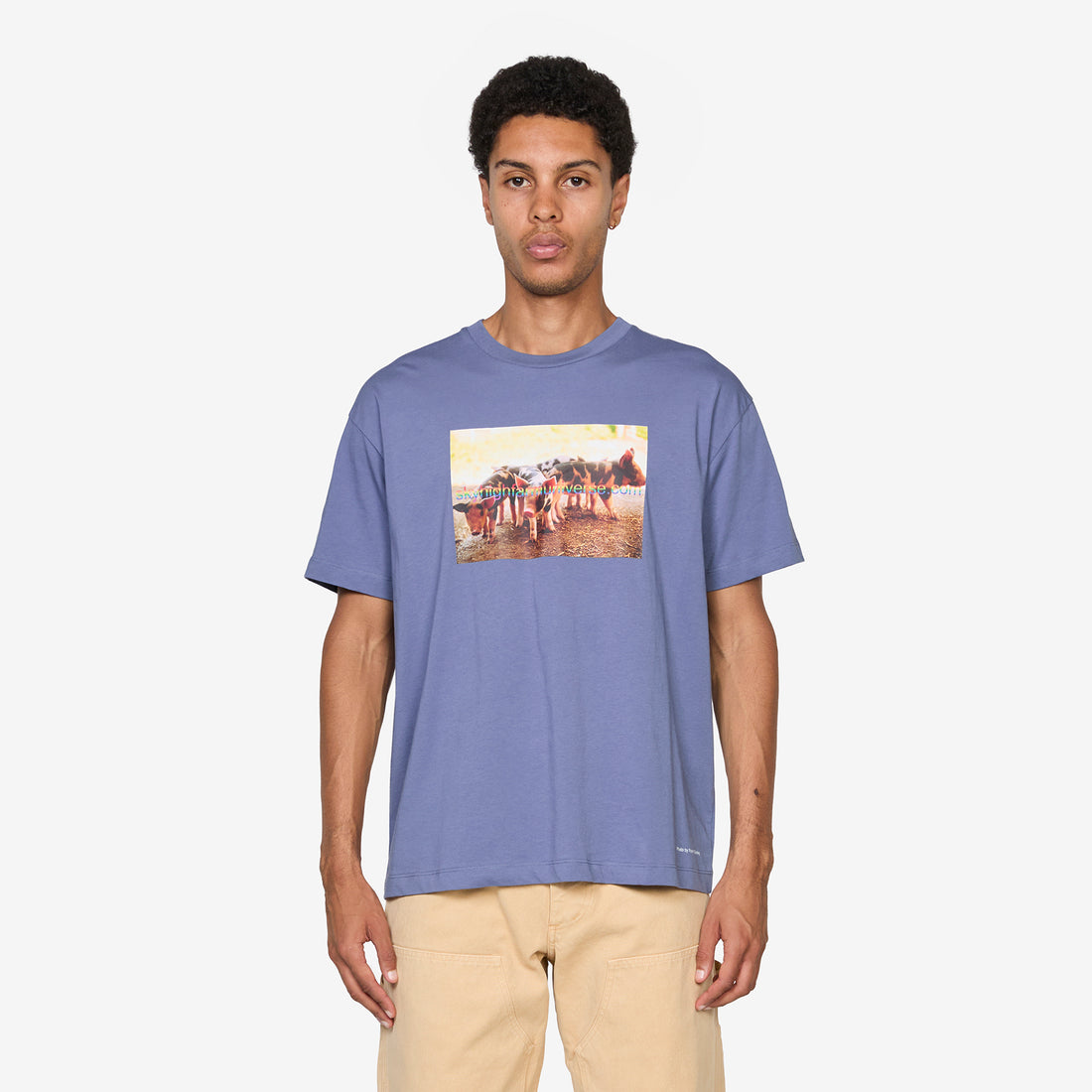 Pigs Farm T-Shirt Navy Tees
