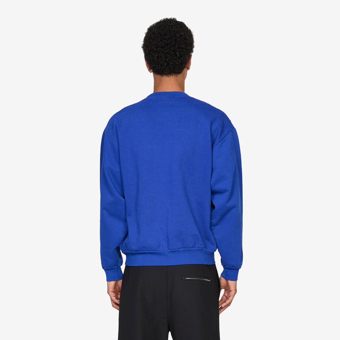 Soccer Jersey 1 Crewneck Sweatshirt Cobalt Blue Jumpers