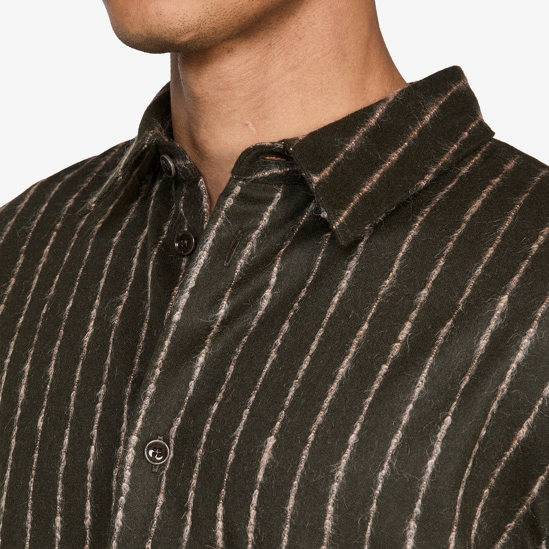 Gusto Shirt Salmon Stripe Shirts