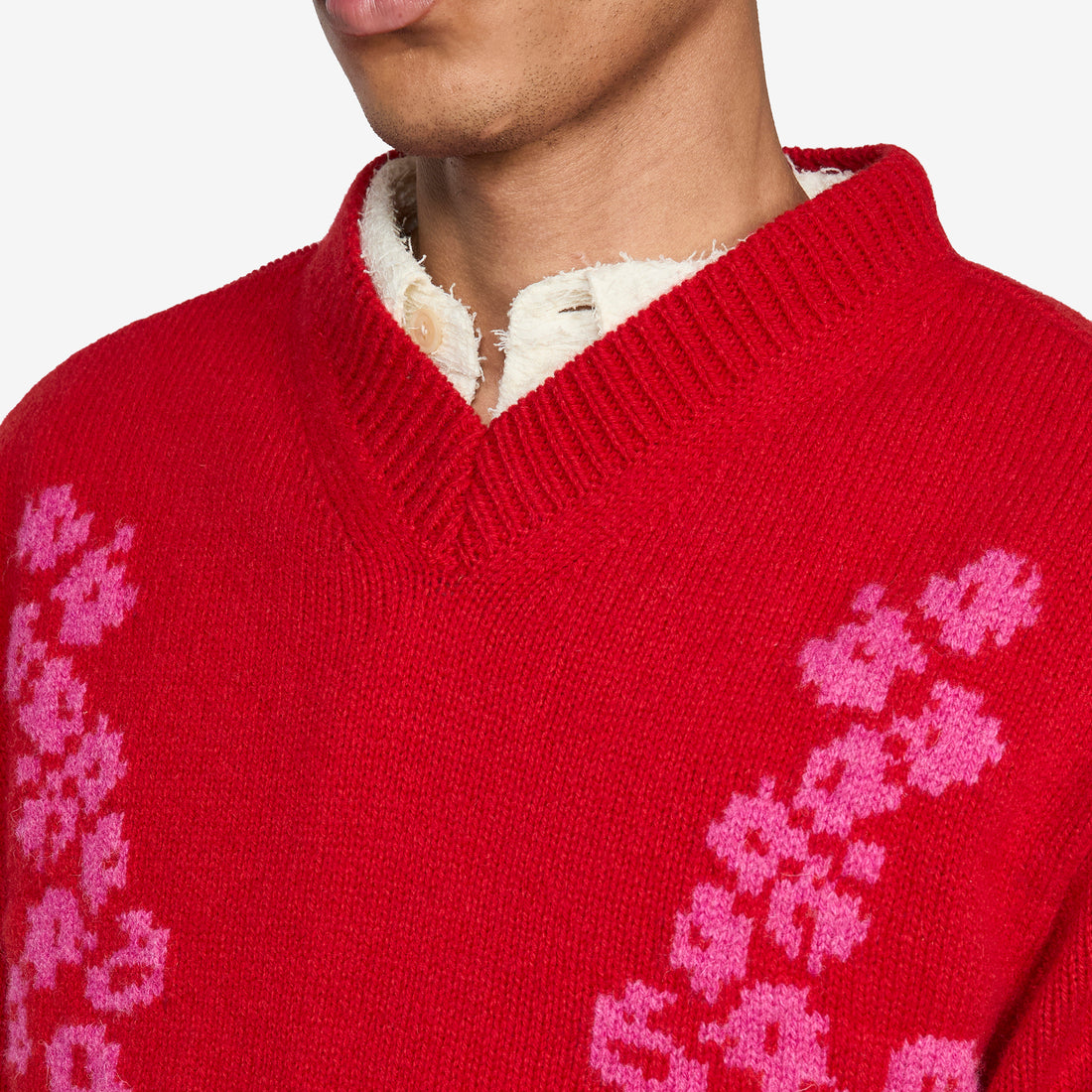 Khivs Pullover Peony | Red Jumpers