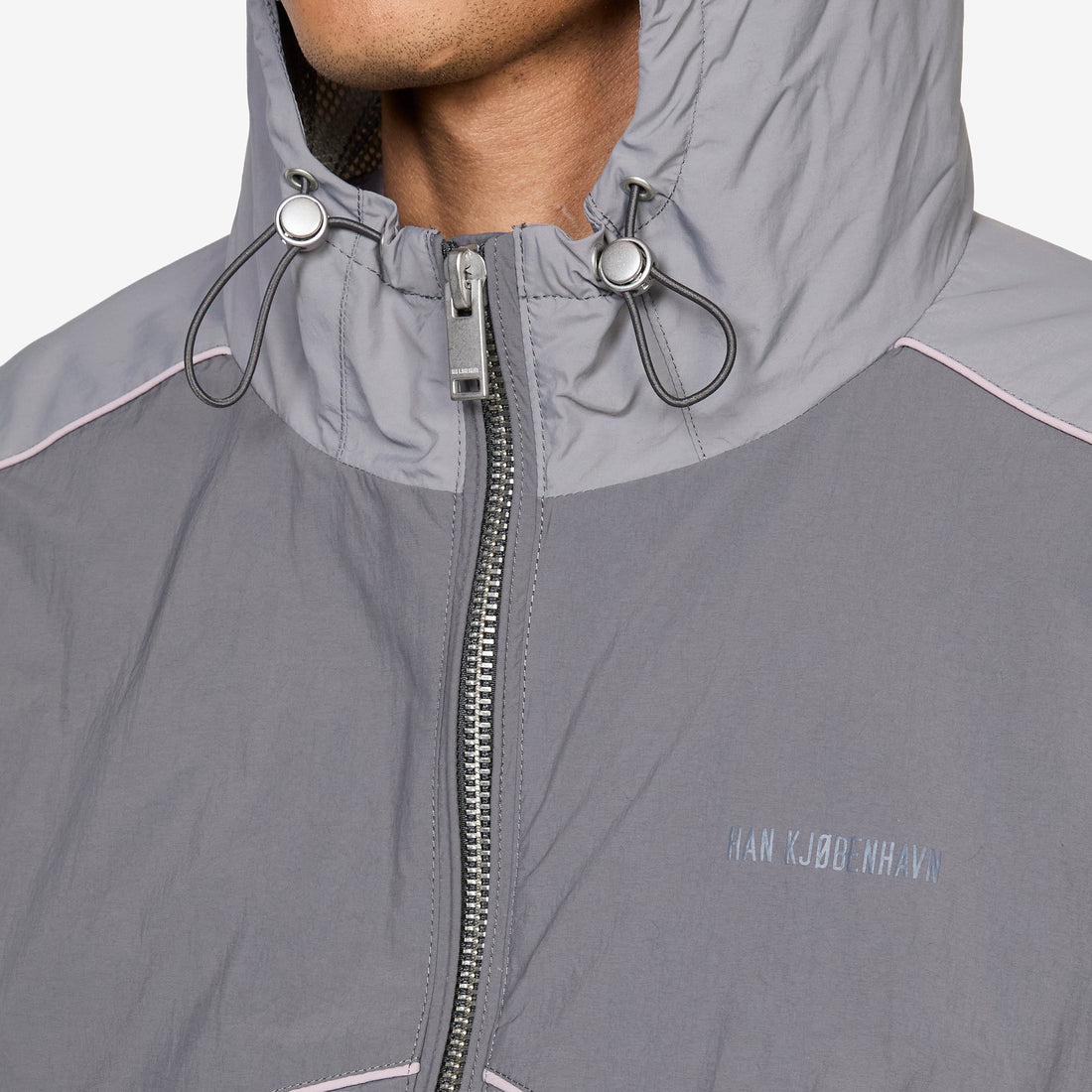 Detailed Track Jacket Dark Grey Jackets