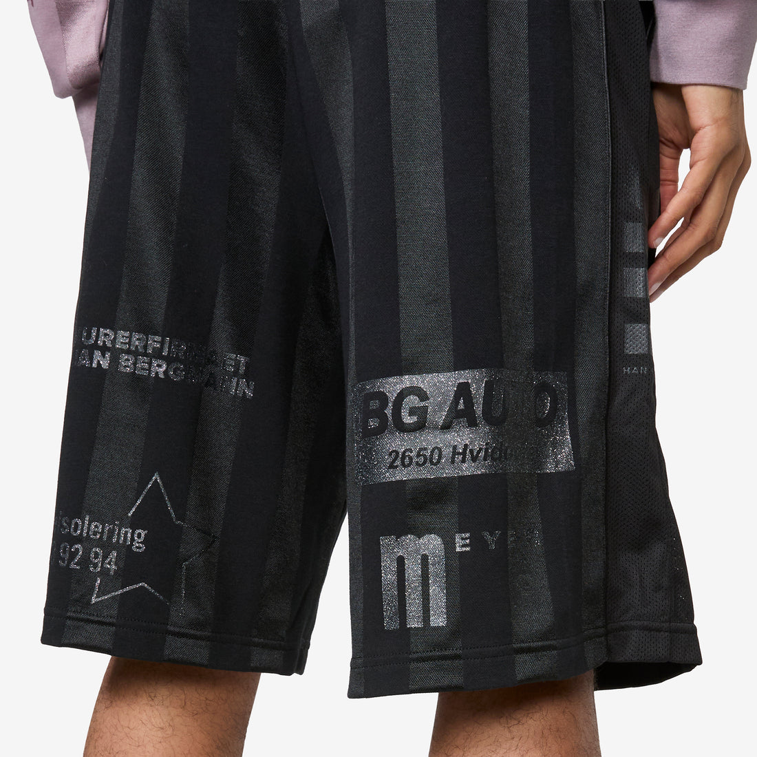 Football Mesh Shorts Black Shorts