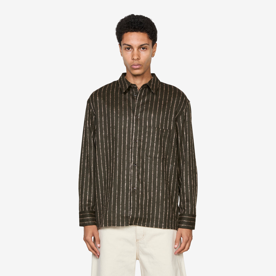 Gusto Shirt Salmon Stripe Shirts