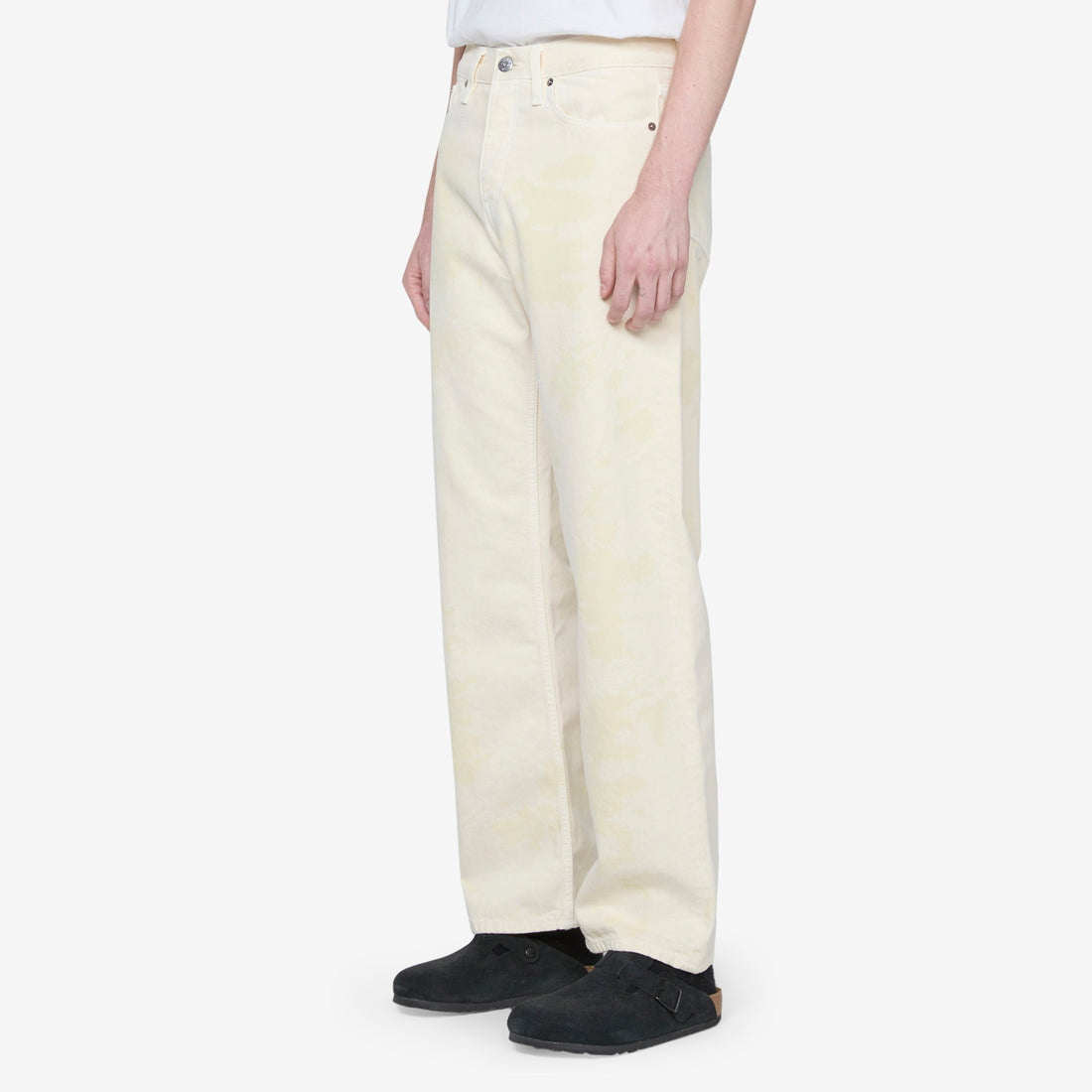 Loose Jeans Chalk Pants