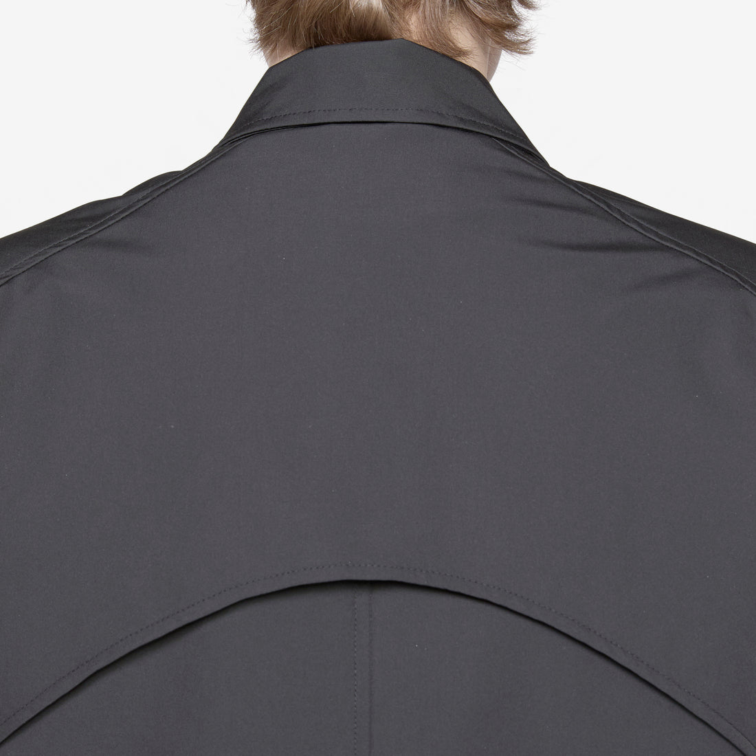 Layered Boxy Jacket Black Jackets