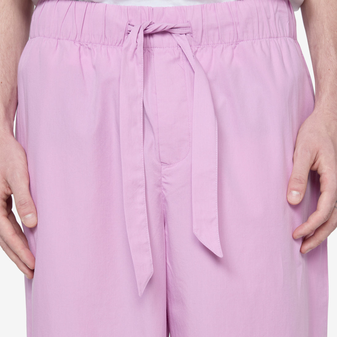 Cotton Poplin Pyjama Pant Purple Pink Pants