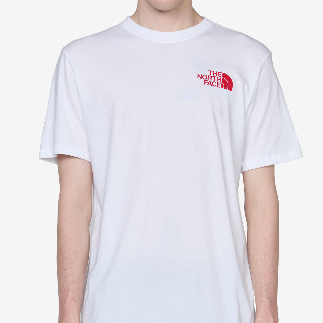 Short Sleeve Box NSE T-Shirt TNF White | TNF Red Tees