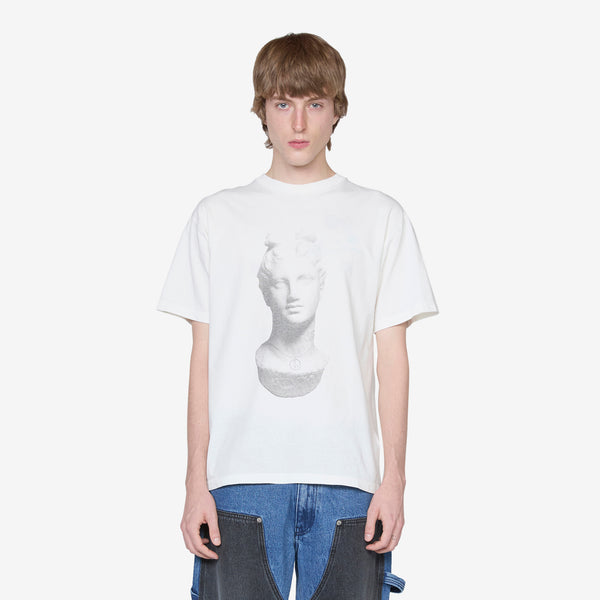 Aged Statue Short Sleeve T-Shirt Off White