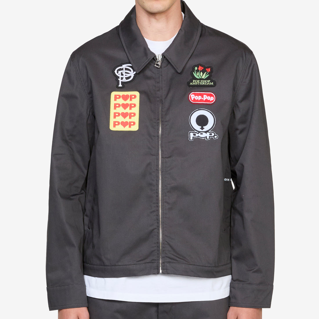 Full Zip Worker Jacket Anthracite Jackets