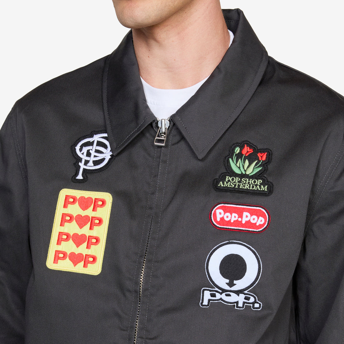 Full Zip Worker Jacket Anthracite Jackets