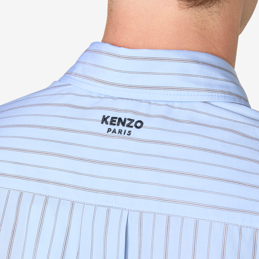 'Boke Flower' Shirt Sky Blue Shirts