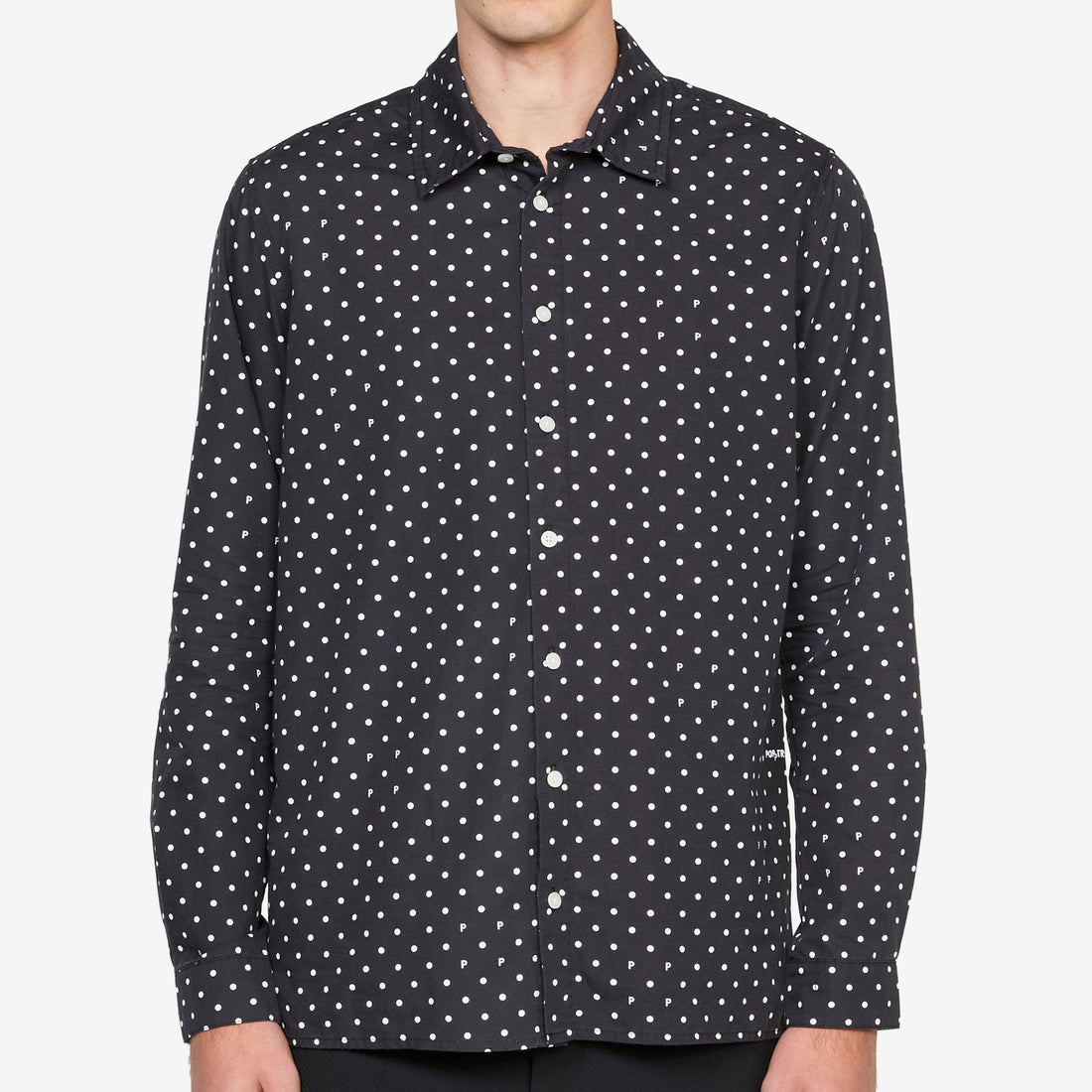 Polkadot Shirt Black | White Shirts