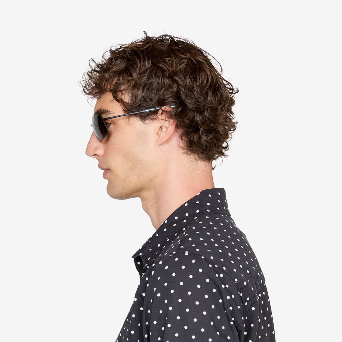 Wave Matte Black | Green Solid Polarised Lens Eyewear