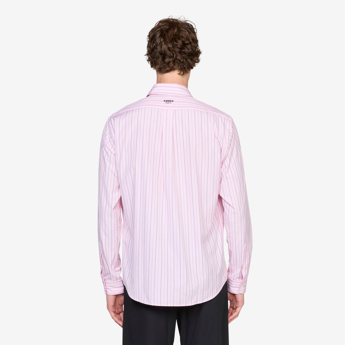 'Boke Flower' Crest Casual Shirt Pastel Pink Shirts