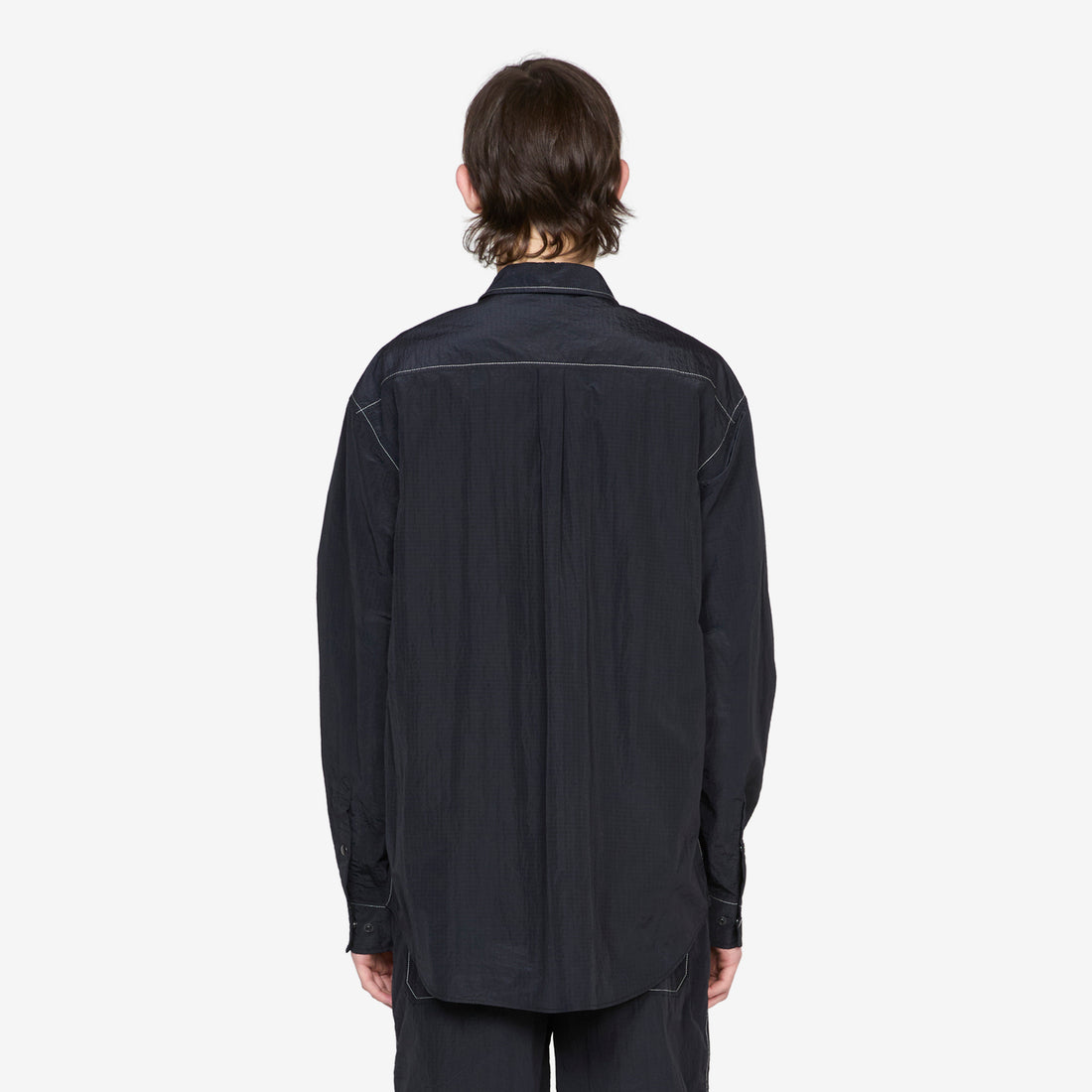 Derry Zip Front Shirt Jacket Black Shirts