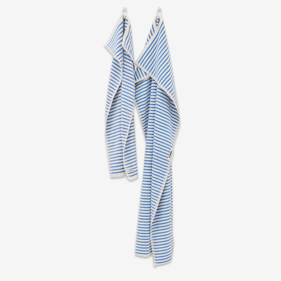 Terry Towel Coastal Blue Stripes Lifestyle