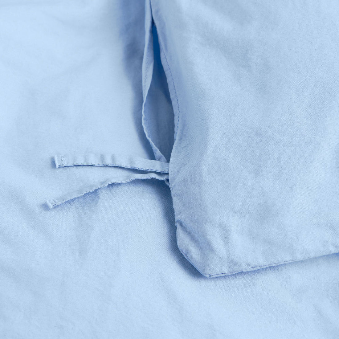 Percale Duvet Cover Island Blue Lifestyle