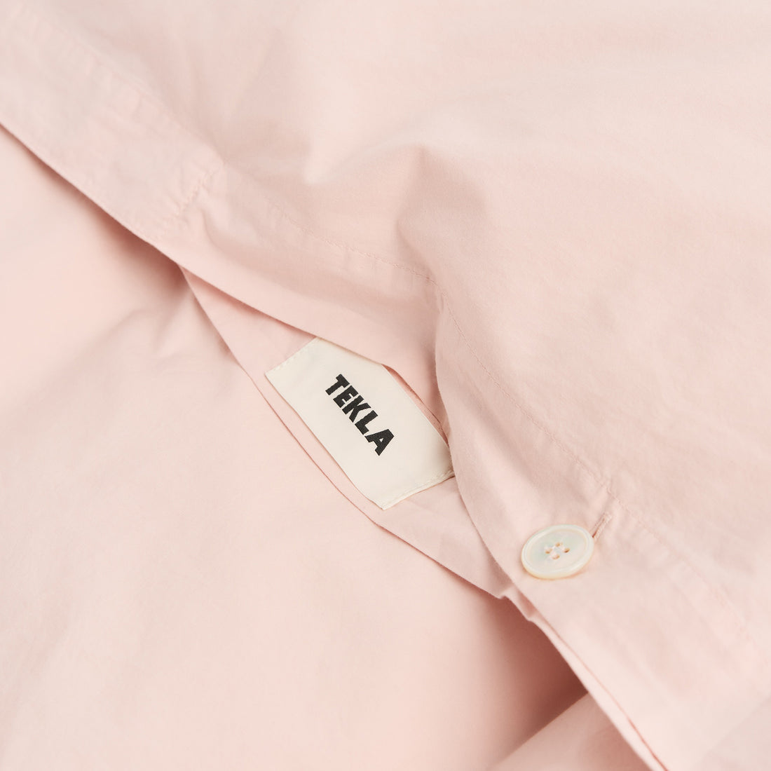 Percale Duvet Cover Petal Pink Lifestyle