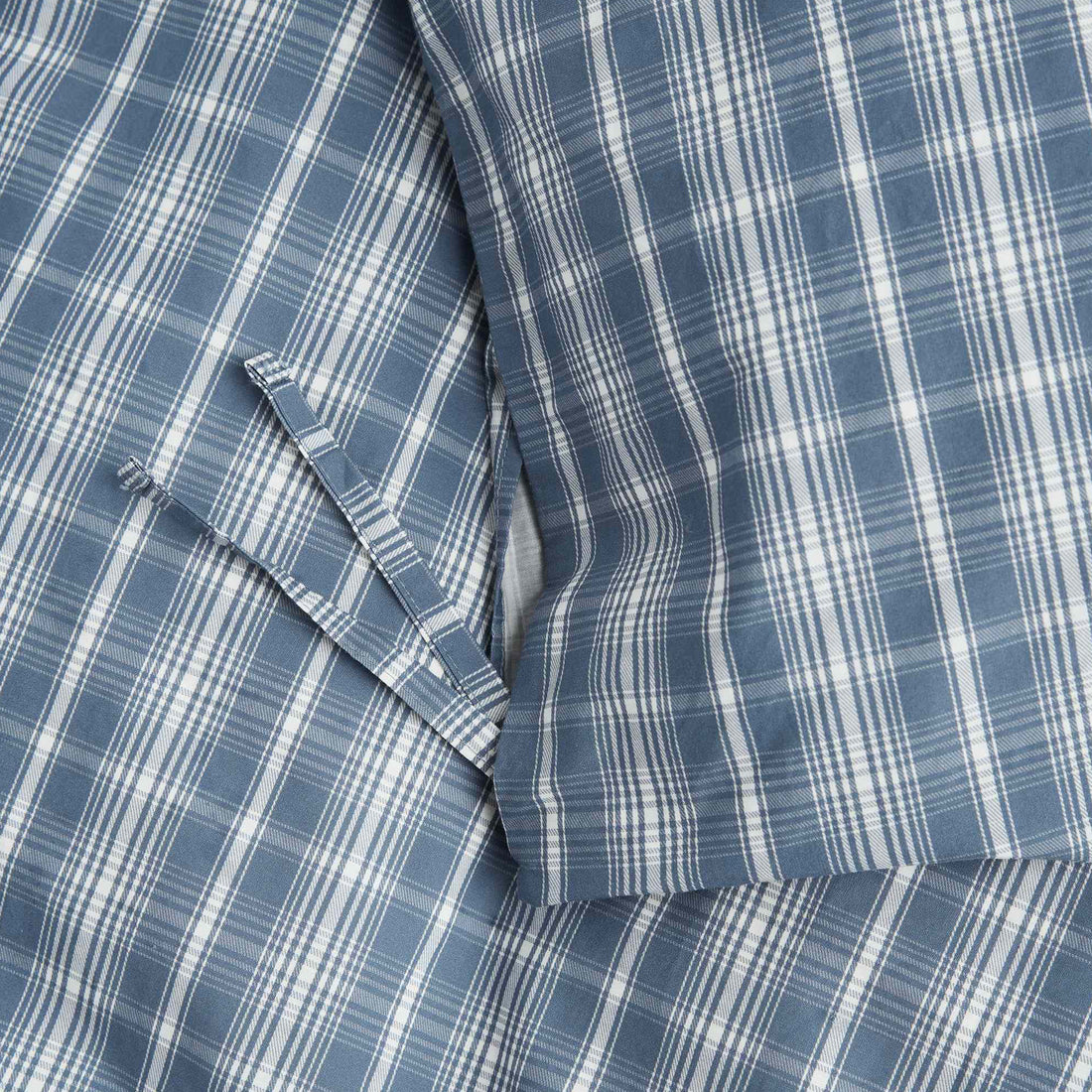 Percale Duvet Cover Douglas Checks Lifestyle