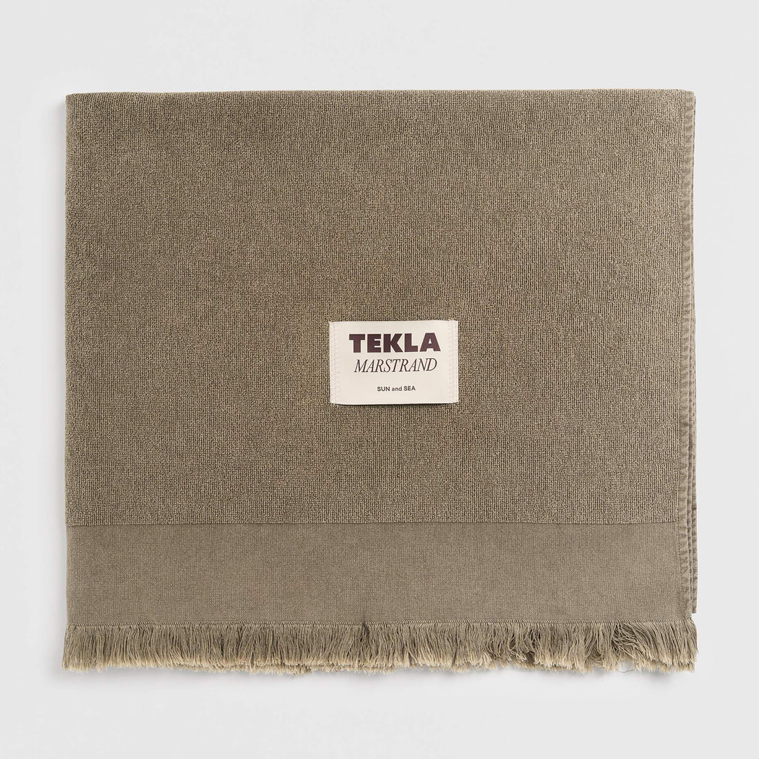 Beach Towel Sun Bleached Taupe Lifestyle