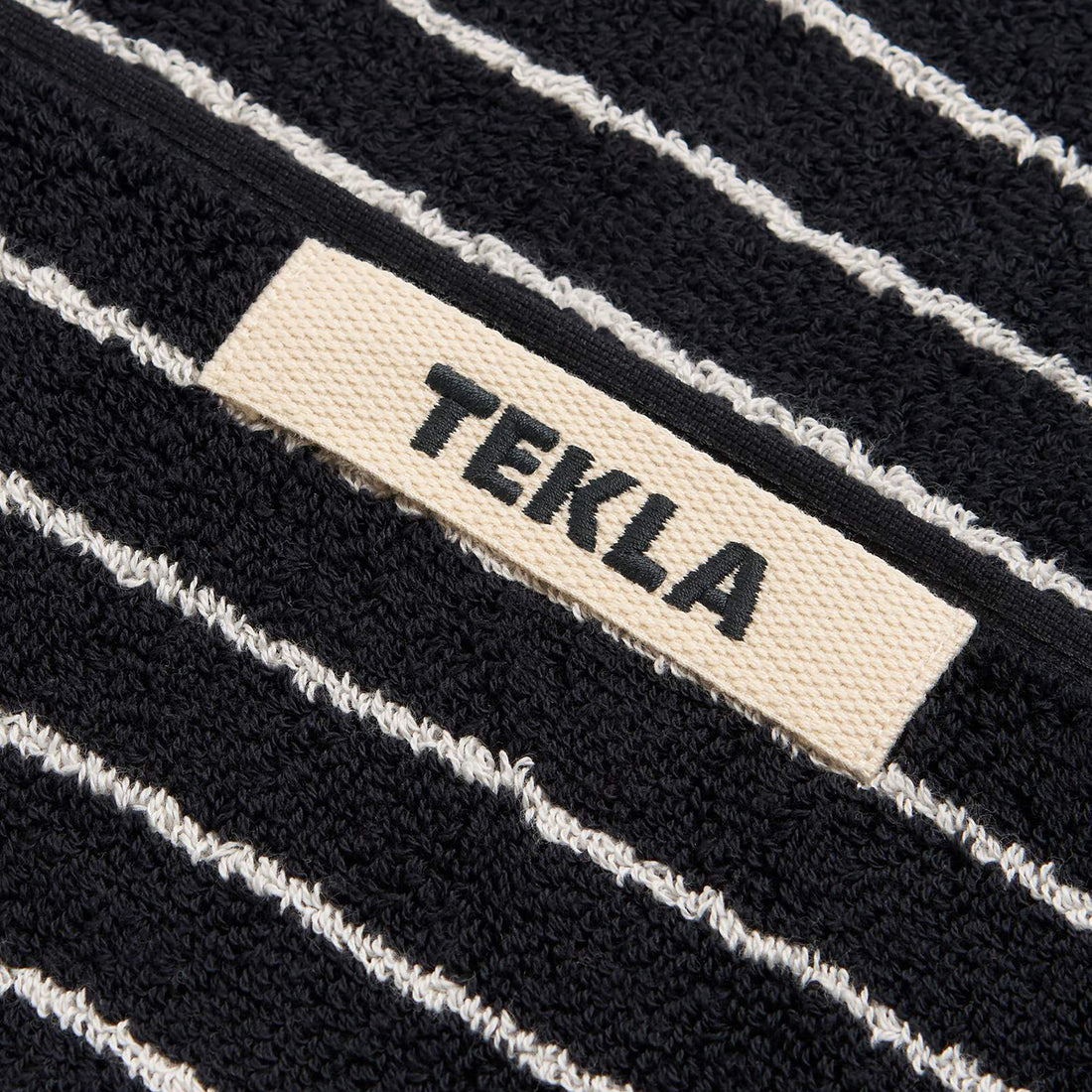 Terry Towel Black Stripes Lifestyle