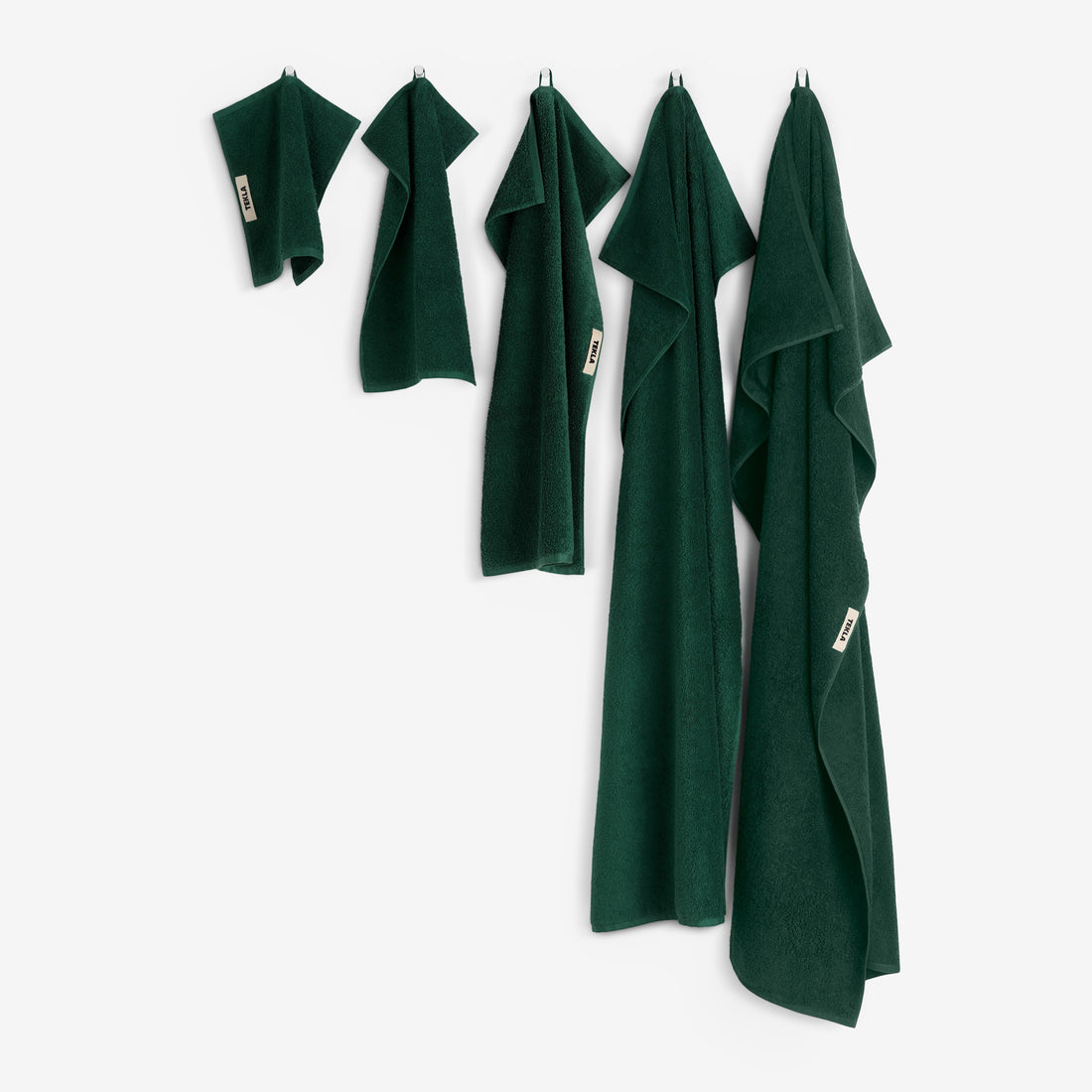 Terry Towel Forest Green Lifestyle