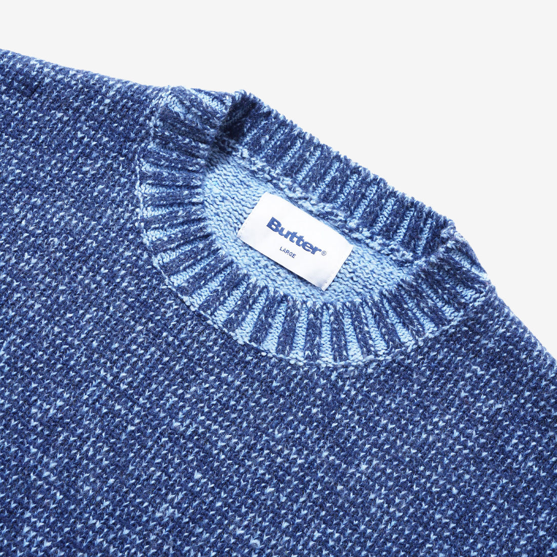 Textured Knit Sweater Navy Jumpers