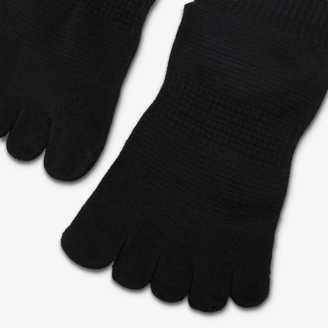 Mini Crew 2 Pack Toe Socks Black | Fig Accessories