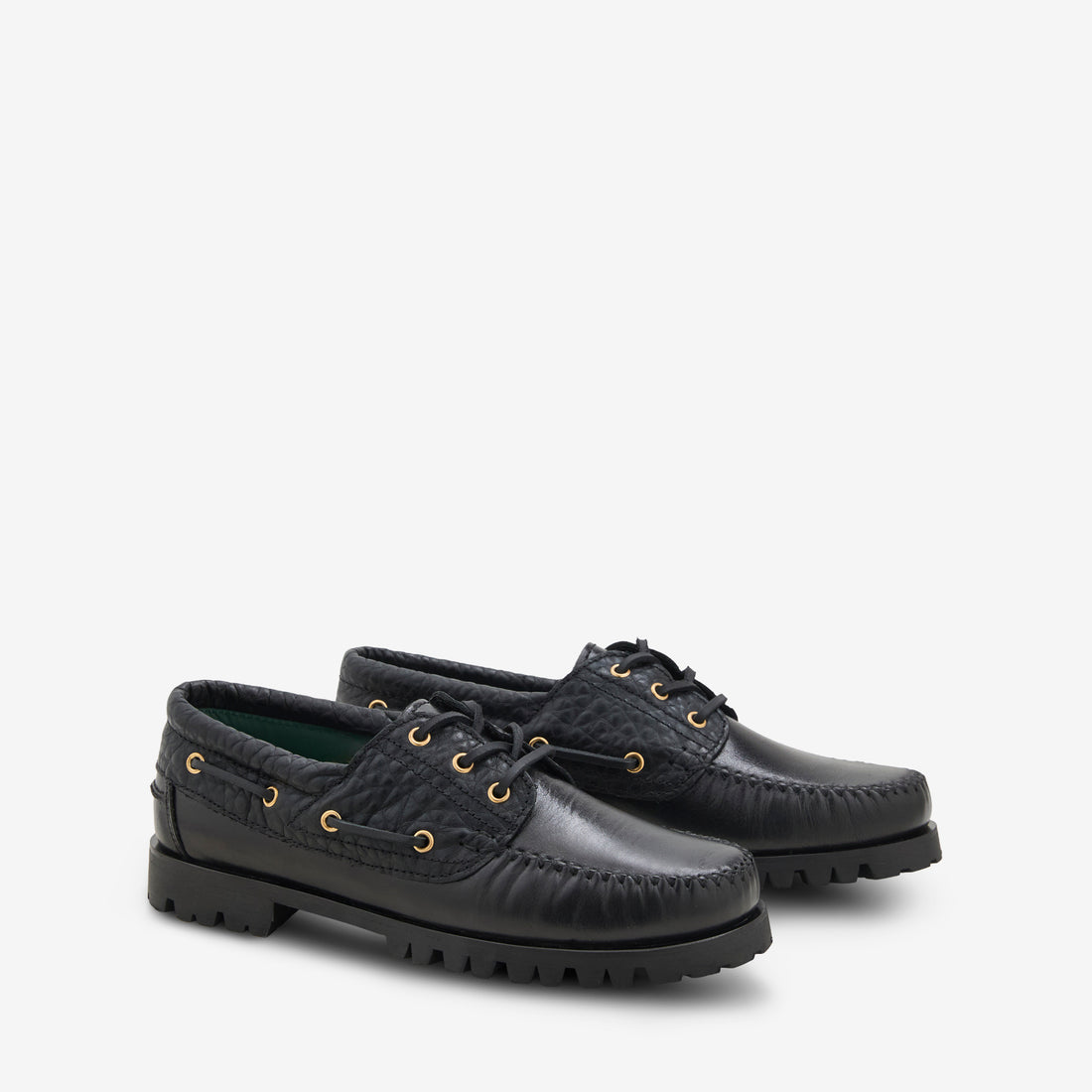 Aztec Boat Shoe Black Footwear