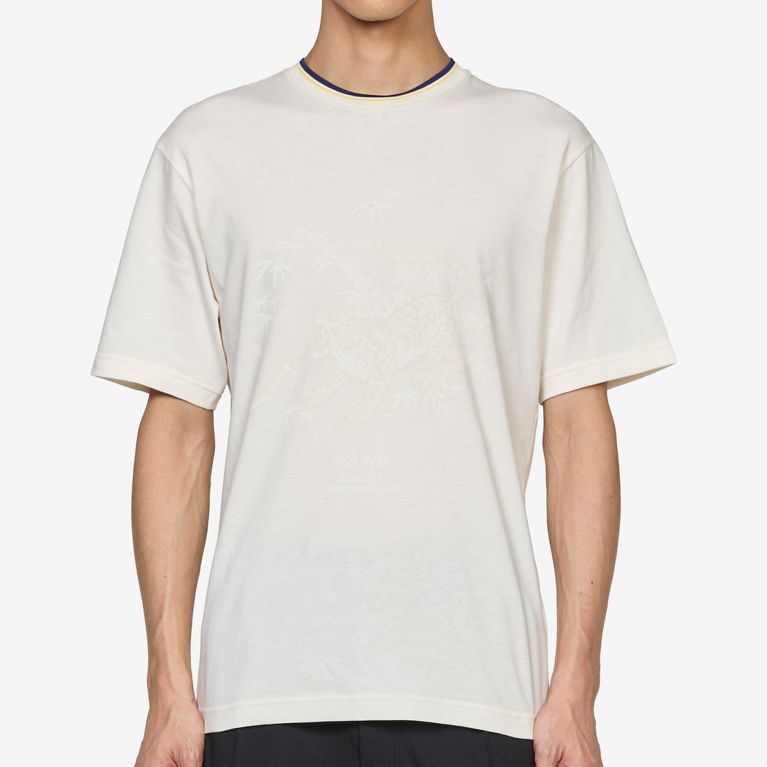 Y-3 x Wales Bonner x Graphic T-Shirt Chalk White Tees