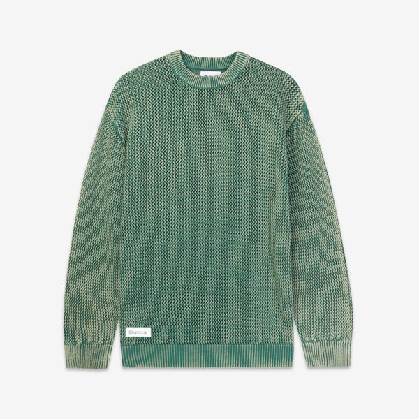 Washed Knitted Sweater Washed Army