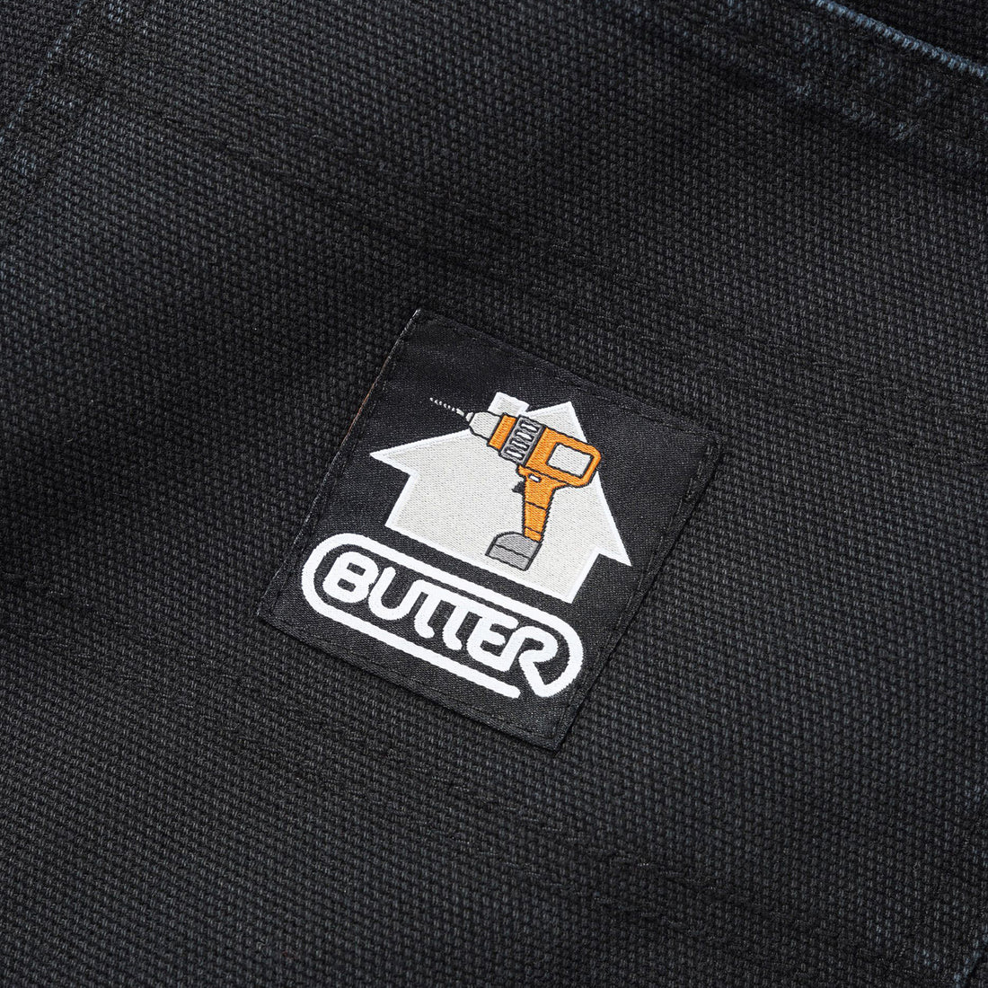 Work Pants Washed Black Pants