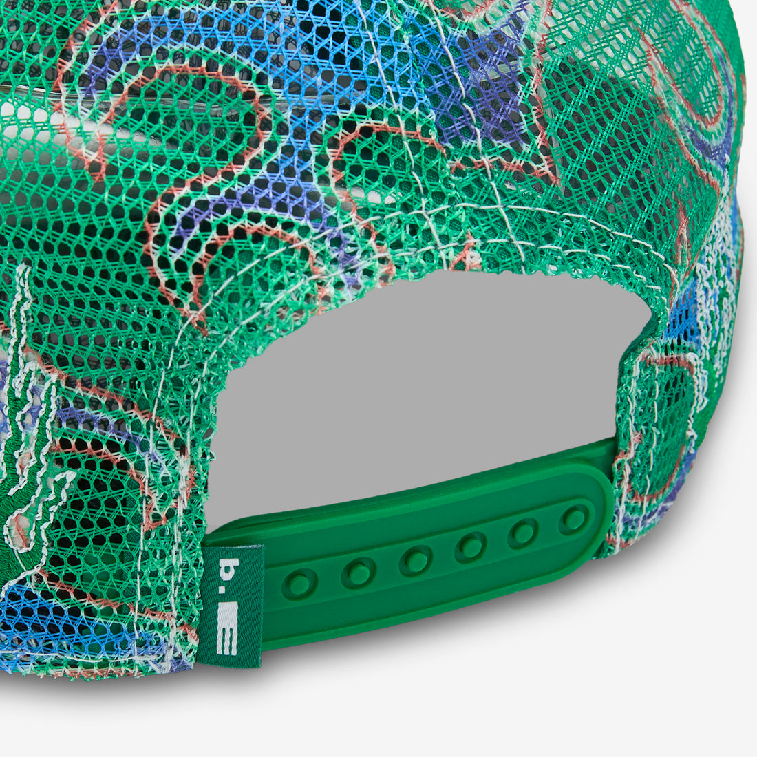 Biyu Hat Blue Flame | Green Headwear