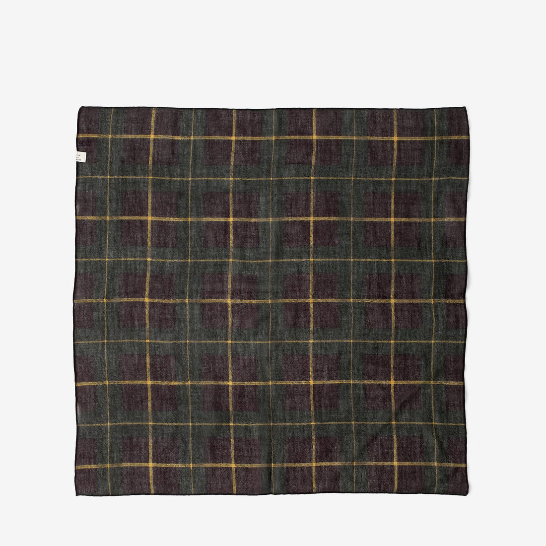 Salazar Wool Scarf Amber Check Accessories
