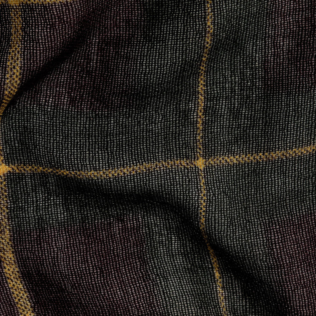 Salazar Wool Scarf Amber Check Accessories