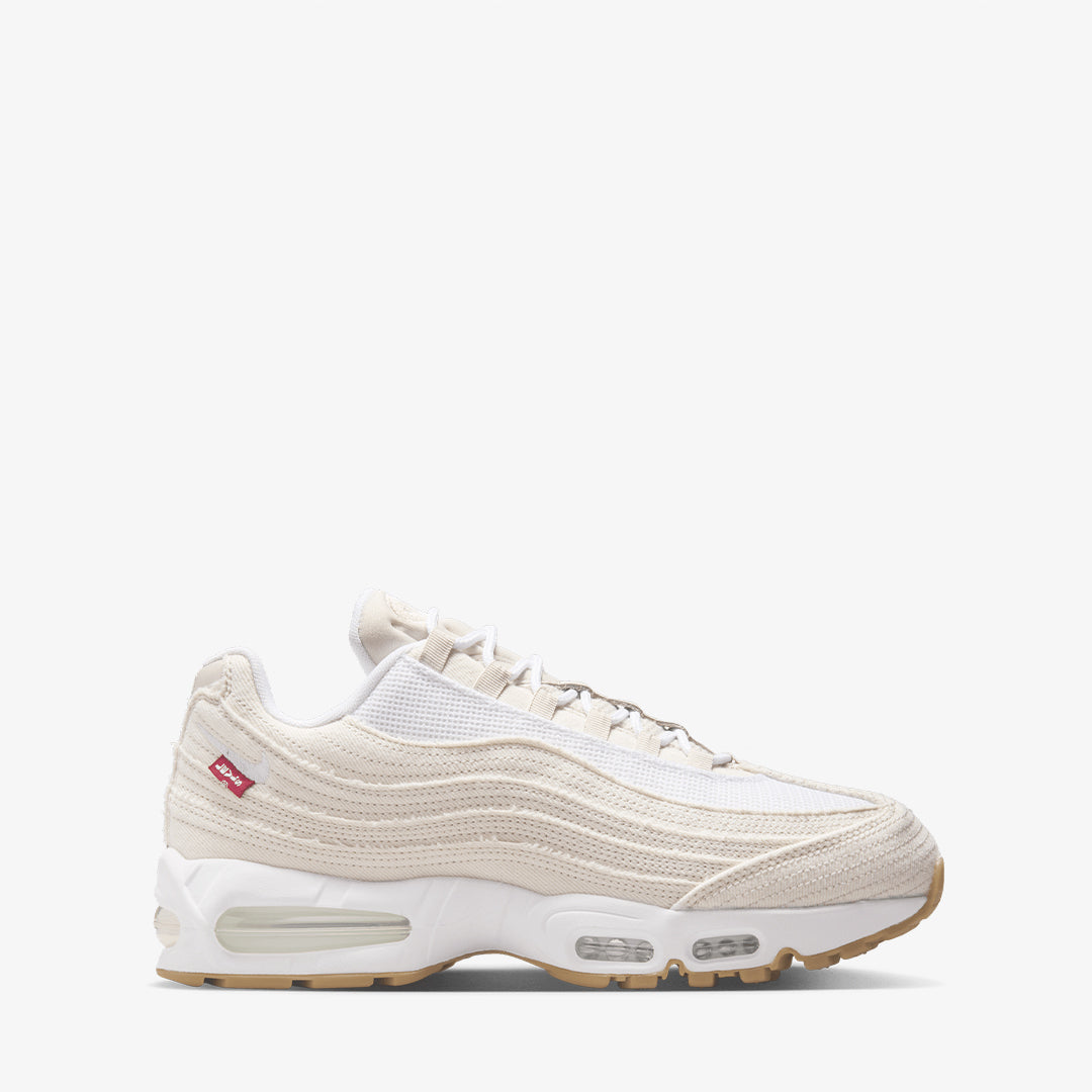 Levi's x Air Max 95 OG Light Orewood Brown | White | Gym Red Footwear