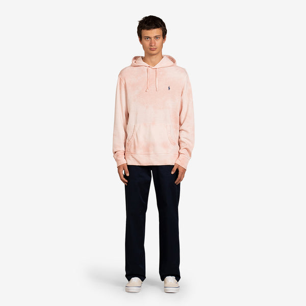 Cotton-Linen French Terry Pullover Desert Rose | Cloud Wash