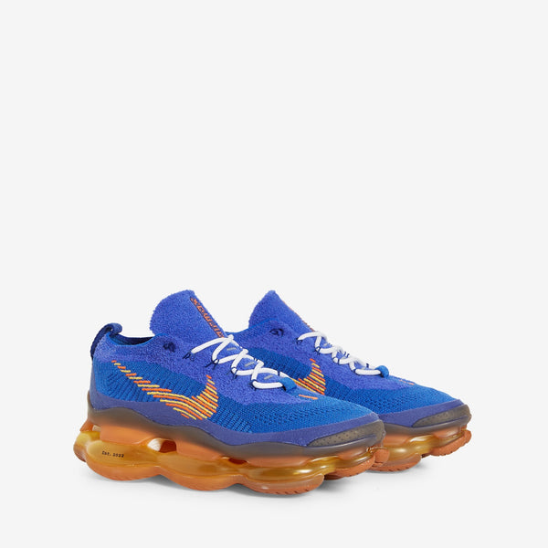 Air Max Scorpion Flyknit SE Racer Blue Safety Orange Game Royal Above The Clouds