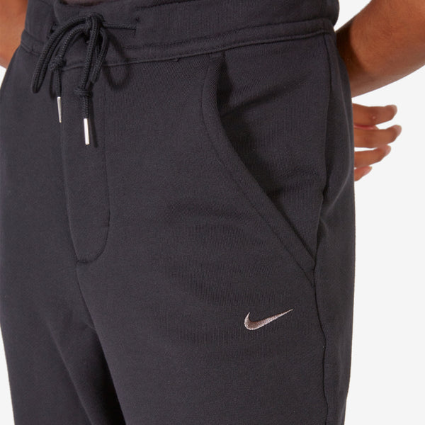 Women s Modern Fleece High Waisted French Terry Pant Black Flat
