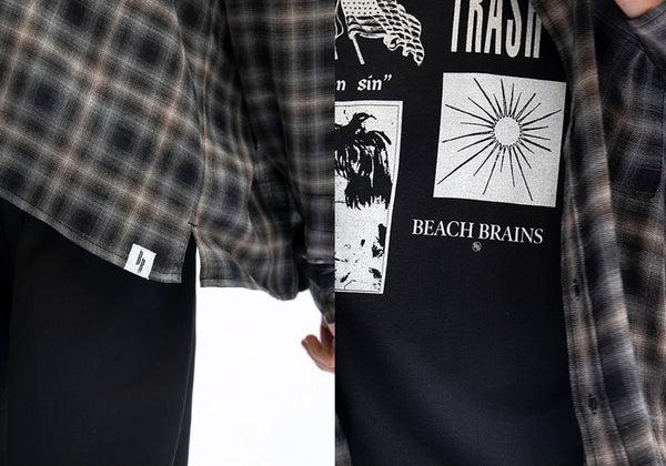 New Zealand’s Beach Brains launches first collection and nods to 1990s grunge and anti-fashion aesthetics.