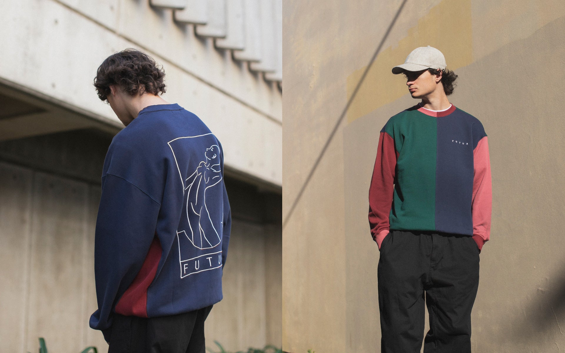 Futur Frequents Jewel Tones And Colour Blocking in AW20 Collection.