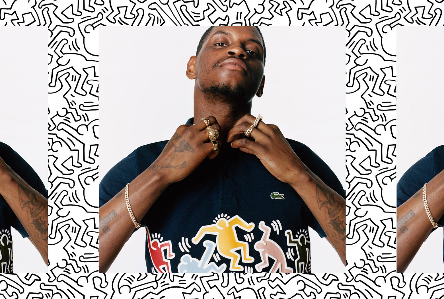 Keith Haring is paid tribute to in Lacoste’s SS19 Capsule Collection