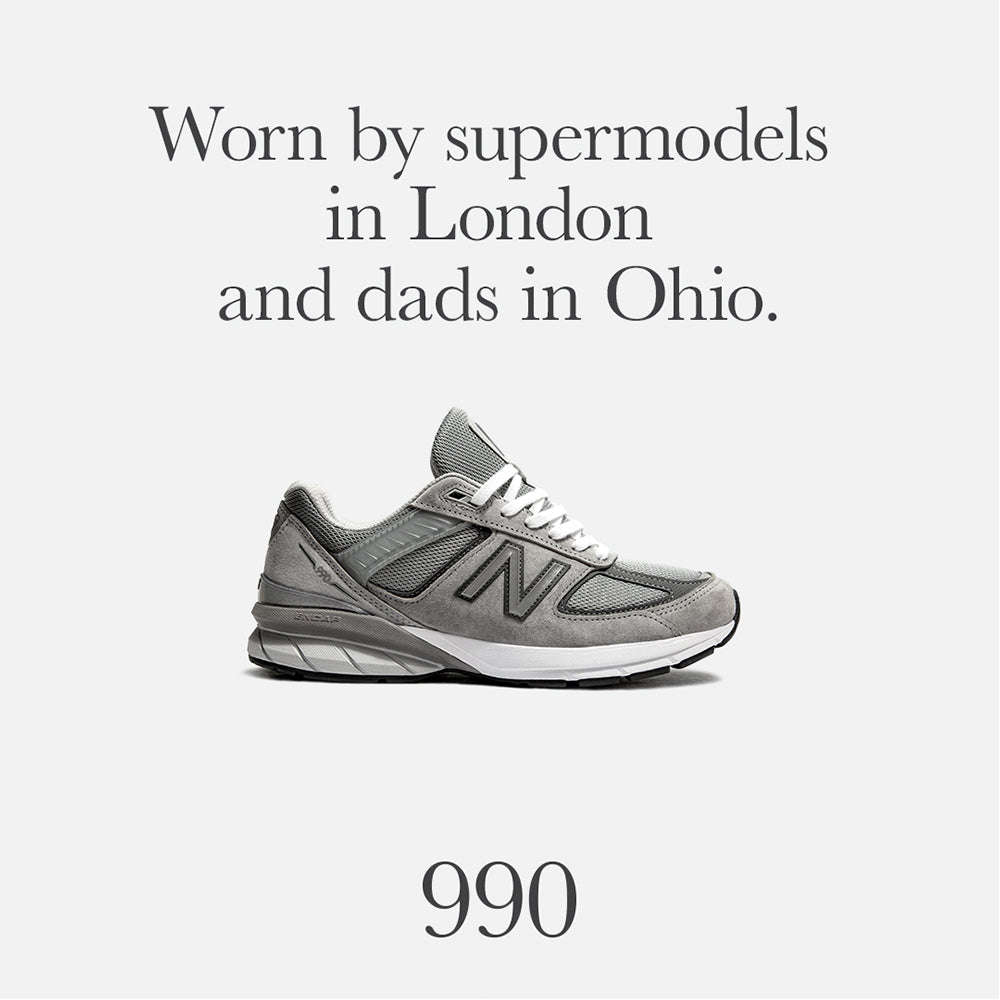 One-up your dad with New Balance’s re-designed 990 V5