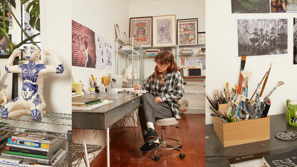 Little notes, Ed Hardy Posters & Tool: Nina Waring Is Making Art For Fun.